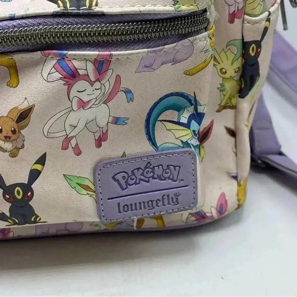 Loungefly Pokemon eeve Eeveelutions Mini Backpack anime - Picture 6 of 7